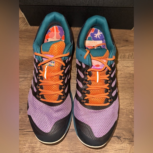 Merrell Nova 2 X See America At Foxglove trail running shoes mens size 9 - Picture 3 of 7